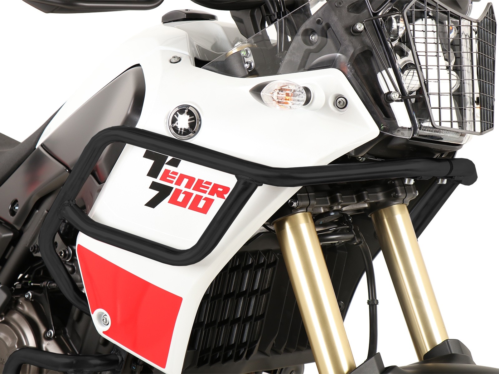 Tankbeschermer zwart voor Yamaha Ténéré 700 (2019-2024)