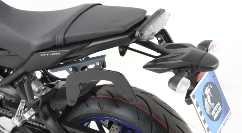 C-Bow zijdrager in combinatie met Alurack/Easyrack/originele brug voor Yamaha MT-09 (My.14-16)
