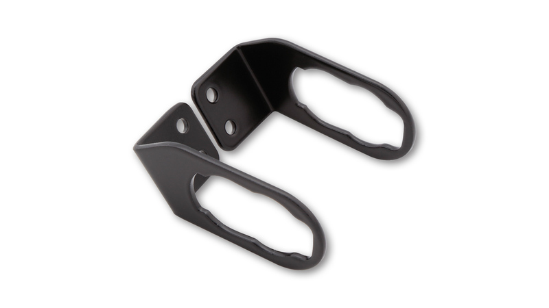 HIGHSIDER pro knipperlichtadapter zwart Voor originele knipperlichten, Voor Kawasaki, Voor kentekenplaathouder (paar)