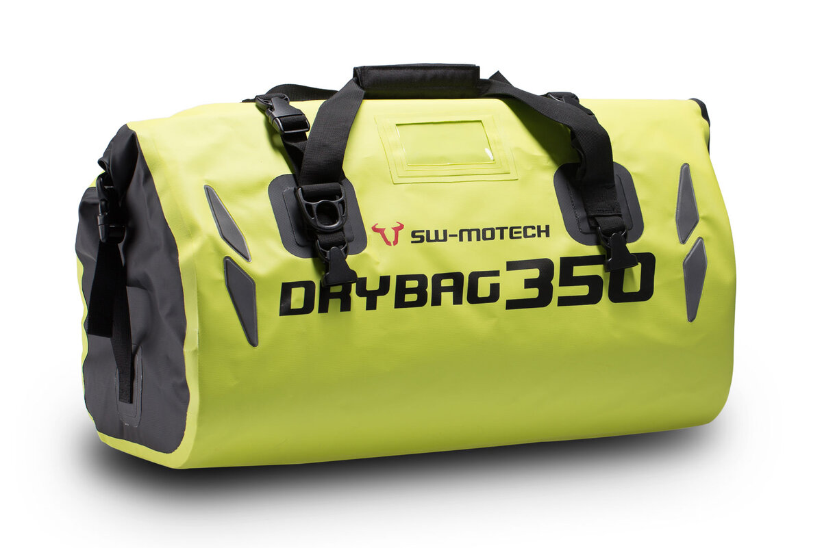 Drybag 350 achtertas voor Moto Guzzi V85 TT /Travel, signaalgeel - SW Motech