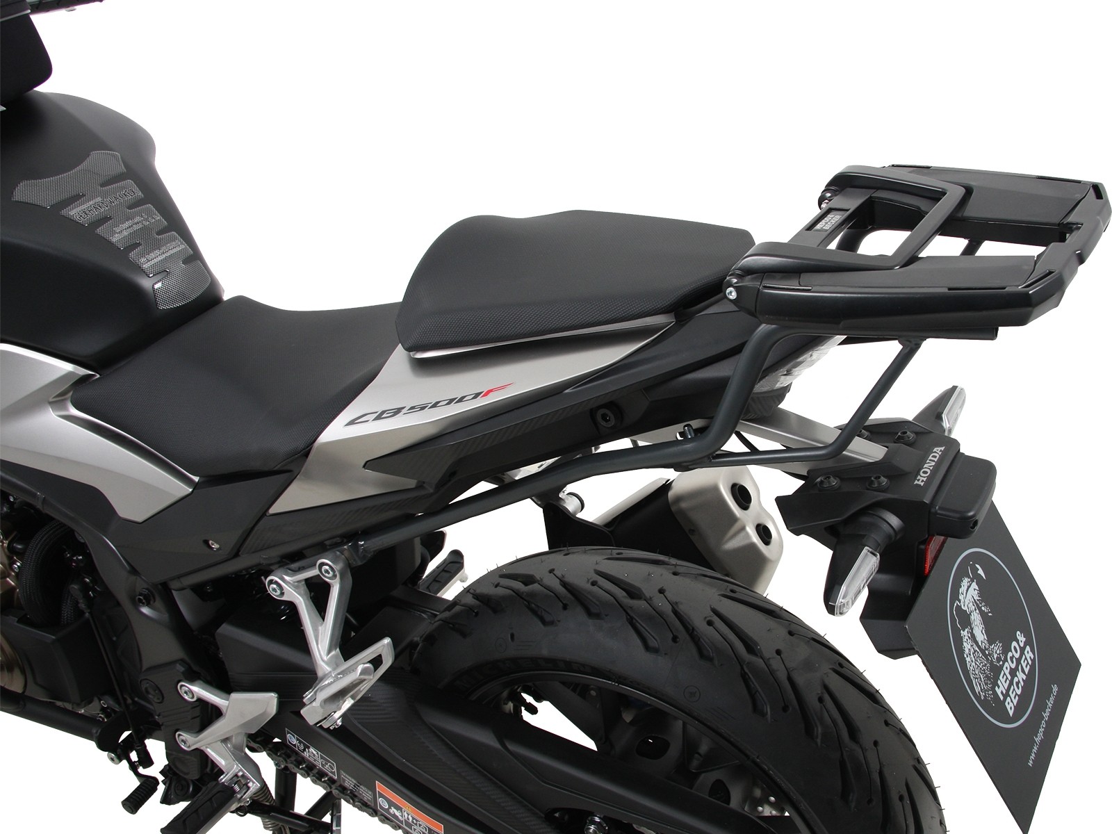 Easyrack topkofferdrager antraciet voor Honda CB 500 F (19-23) Hepco & Becker