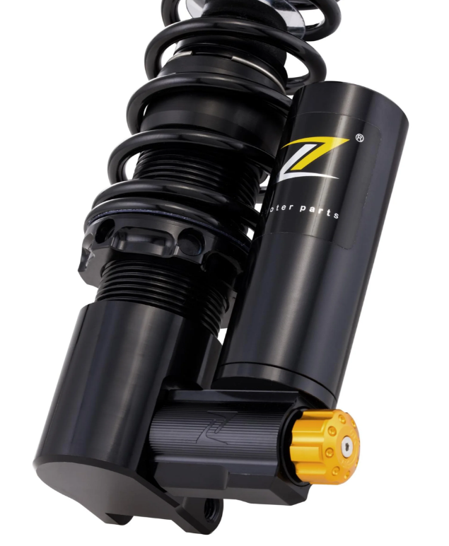 Voorschokdemper ZELIONI "Black Edition" voor Vespa ET2/ET4/LX/LXV/S 50-150ccm, zwart