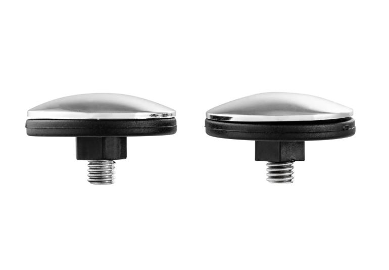 Spiegelgatdeksel links & rechts voor Vespa, chroom