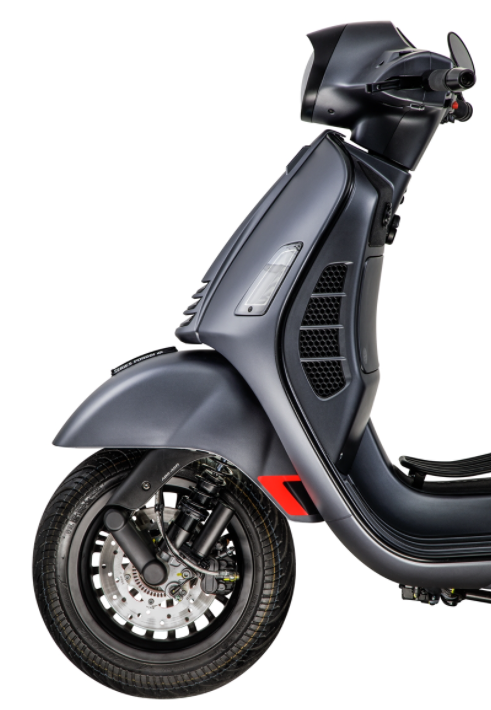 Voorschokdemper voor Vespa GTS/GTS Super/GTV/GT 60/GT/GT L 125-300cc, mat zwart