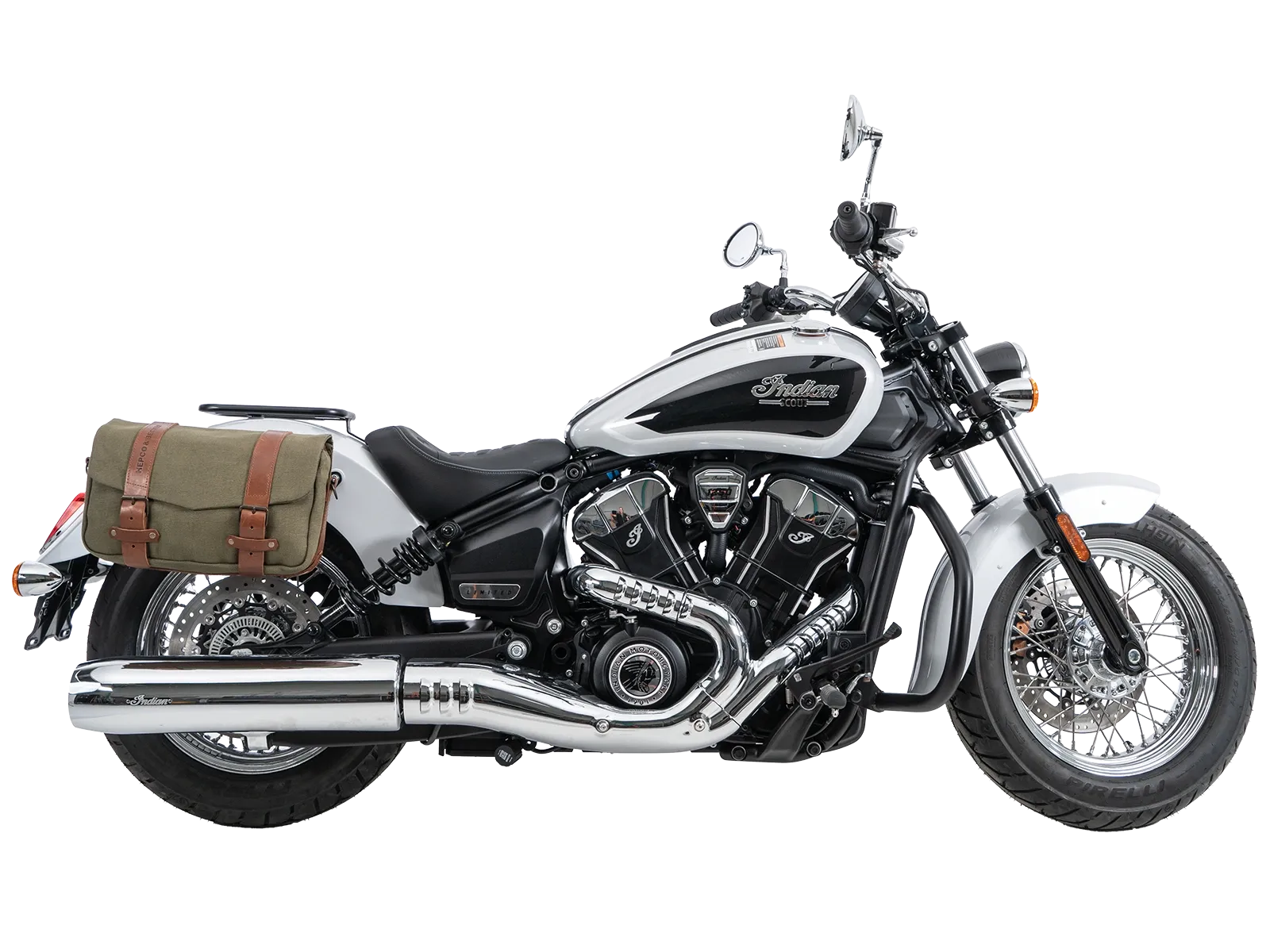 C-Bow zijdrager zwart voor Indian Scout Sixty Classic (25-) Hepco & Becker