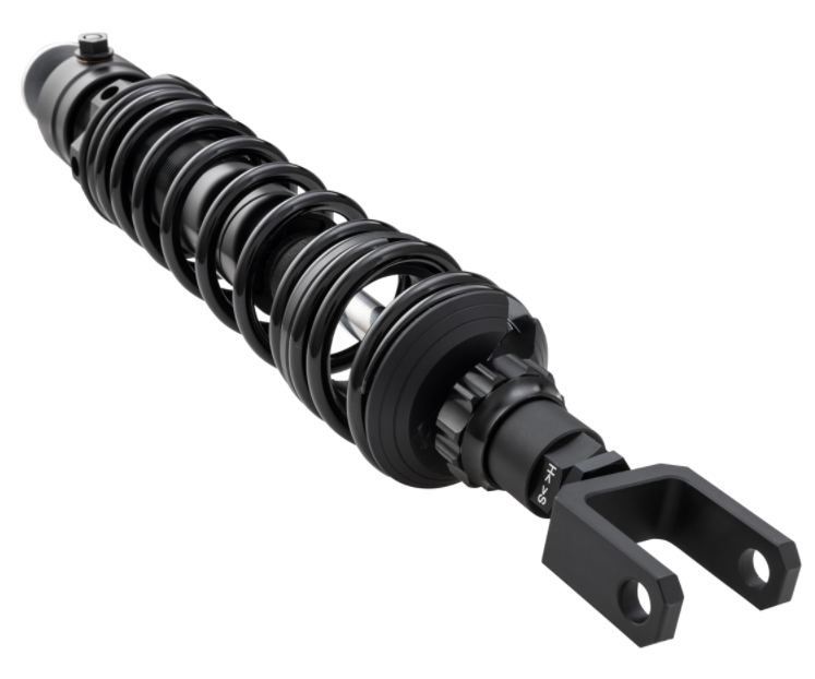 Schokdemper "Black Edition", achter voor Vespa Primavera/Sprint 50cc 2T/4T, mat zwart