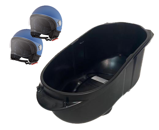 Helmvak voor maximaal twee helmen voor Vespa GTS/GTS Super/GTV 125-300cc ('19-) Big Box