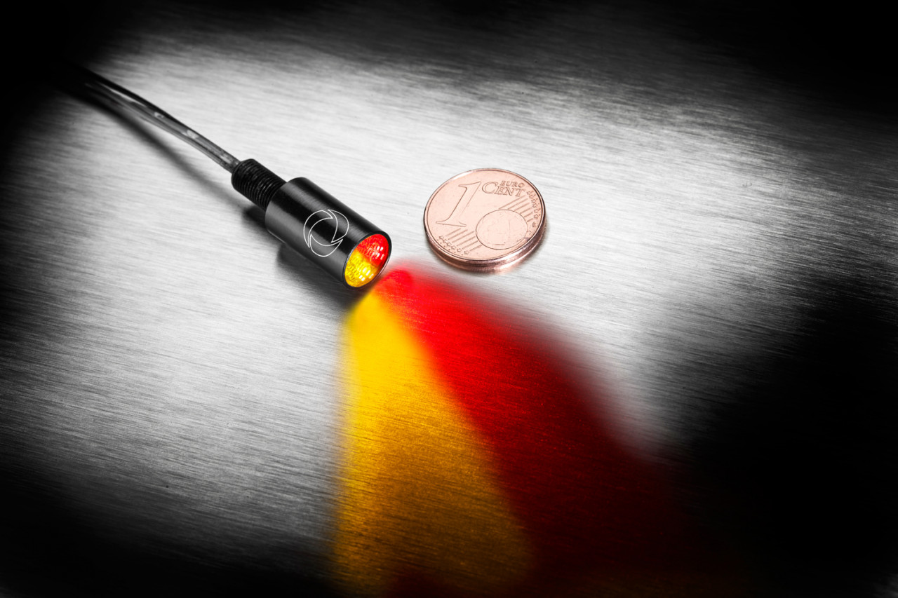 Kellermann knipperlicht, achter- en remlicht, Atto DF Integraal, aluminium, LED, HL/HR 12 V, glanzend zwart
