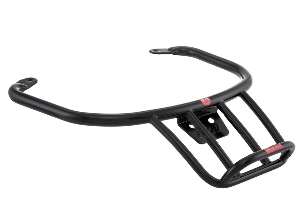 Bagagerek / duohandgreep achter 70s voor Vespa GTS/GTV/GT 125-300cc 4T LC, mat zwart