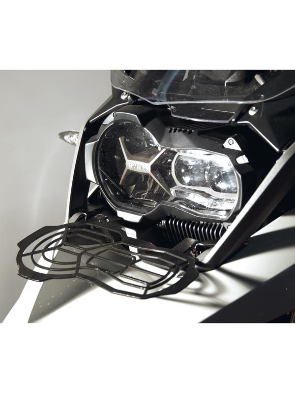 Inklapbare koplampbeschermer voor BMW R 1200 GS LC (13-16), zwart