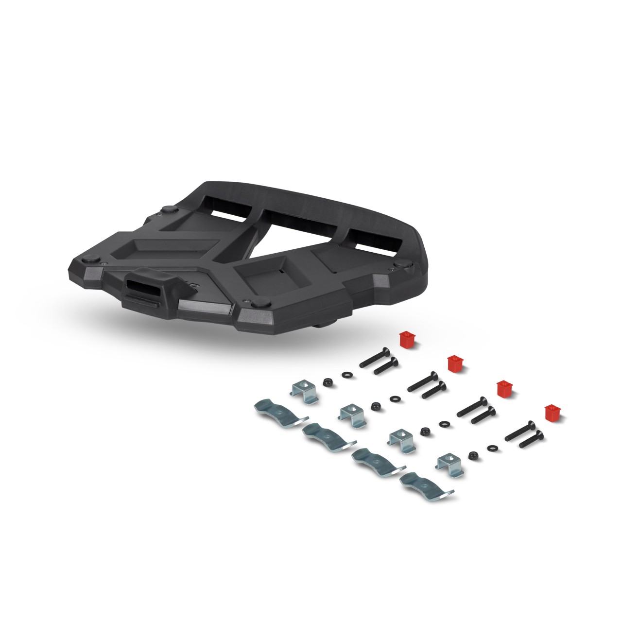 Shad Top Case-bevestigingsplaat, zwart, kunststof, incl. bevestigingsset