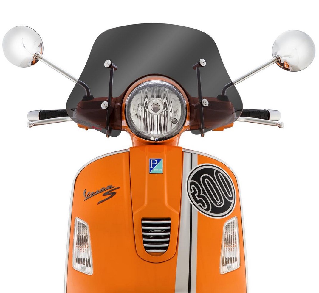 Flyscreen Piccolo voor Vespa GTS/GTS Super/GT/GT L 125-300cc, getint
