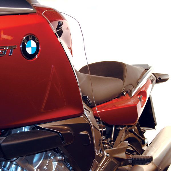 Bovenste voorruitspoiler, verstelbaar voor BMW K 1600 GT /GTL (10-16), paar, transparant