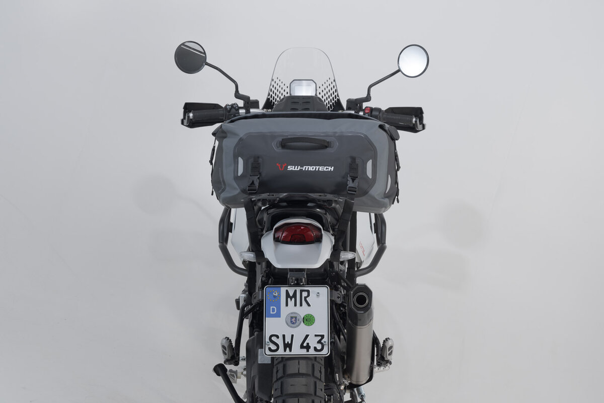 Drybag 260 achtertas voor Moto Guzzi V85 TT /Travel, zwart / grijs - SW Motech