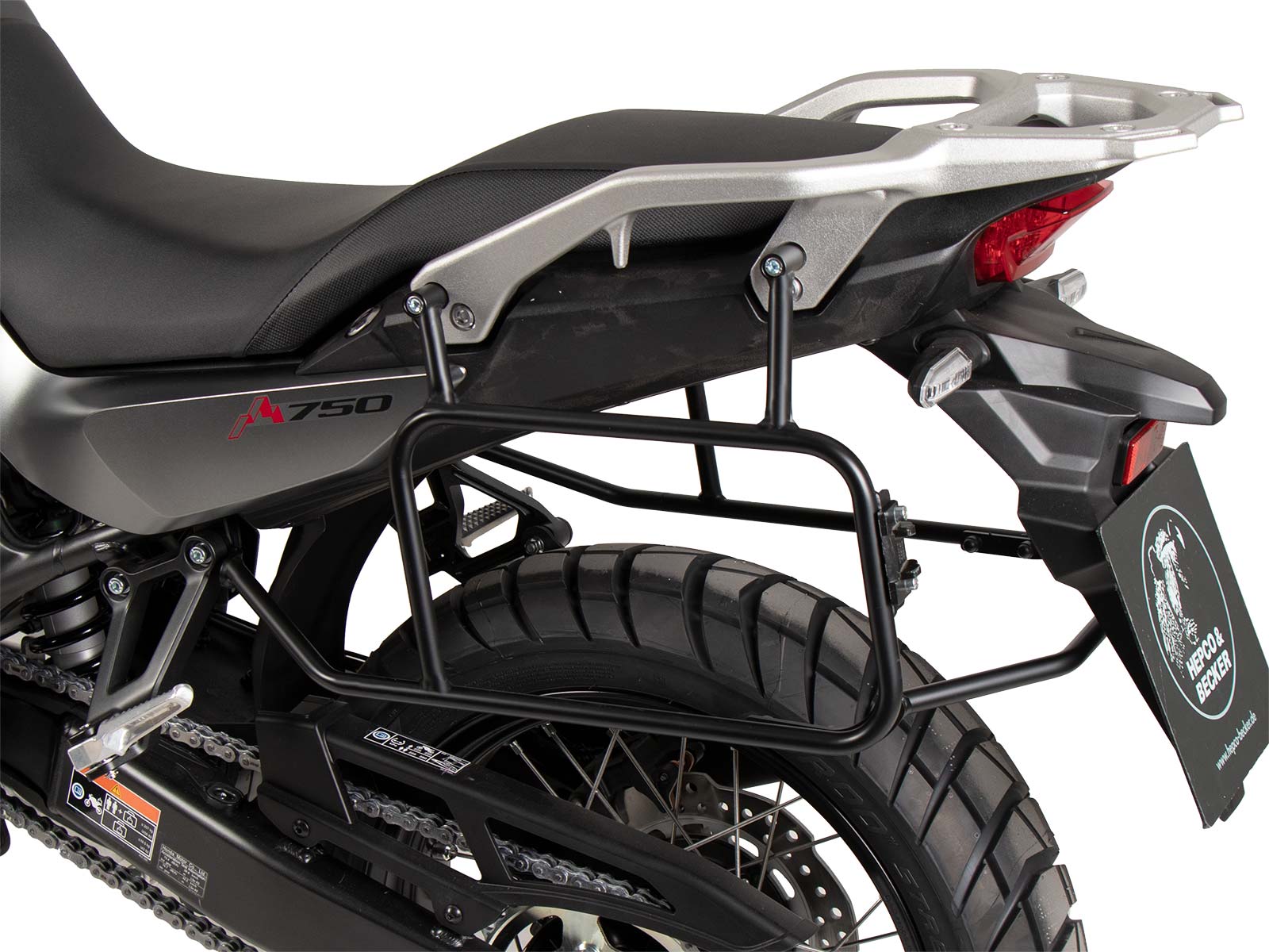 Zijkofferdrager vast zwart voor Honda XL 750 Transalp (25- ) Hepco & Becker