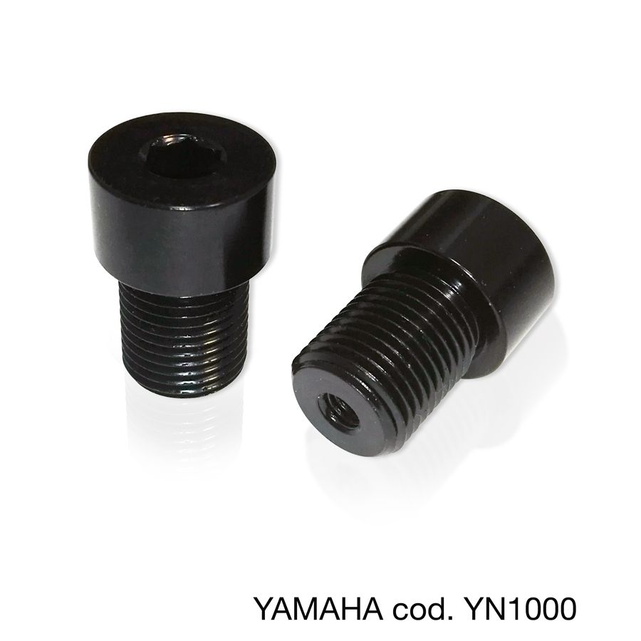 Barracuda stuureindadapter voor stuurbeschermers en stuurspiegels voor Yamaha Naked Bikes