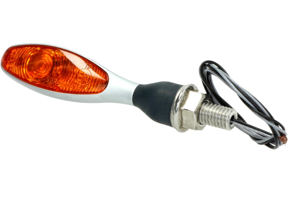 Kellermann indicator, Micro 1000 Halogeen, staal, halogeen, HR/HL, 12 V, 6 W, mat chroom, M8x20
