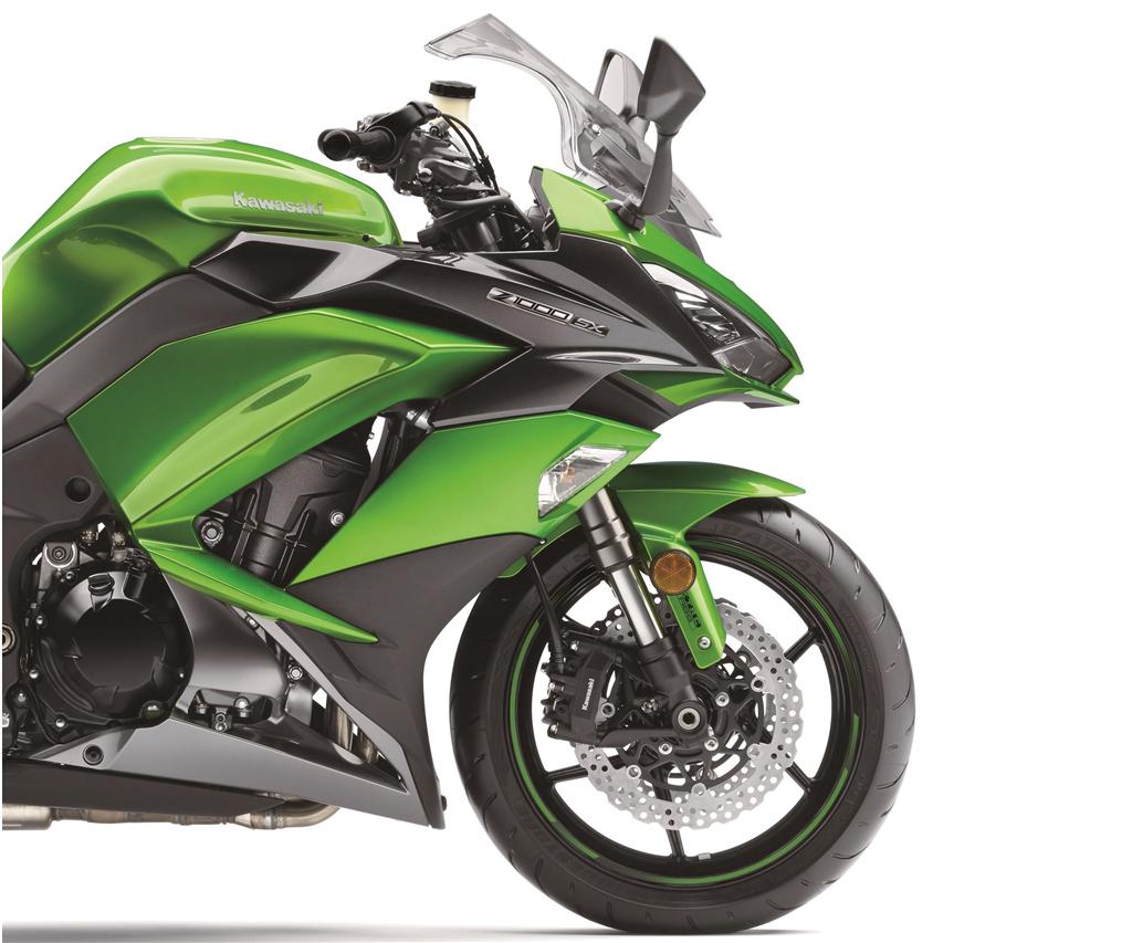Velgringen set groen origineel Kawasaki