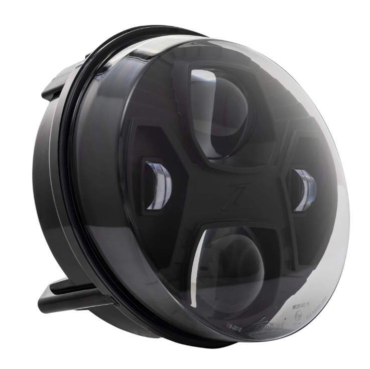Koplamp ZELIONI Black Edition LED voor Vespa GTS/GTS Super HPE 125-300 (19-22), zwart