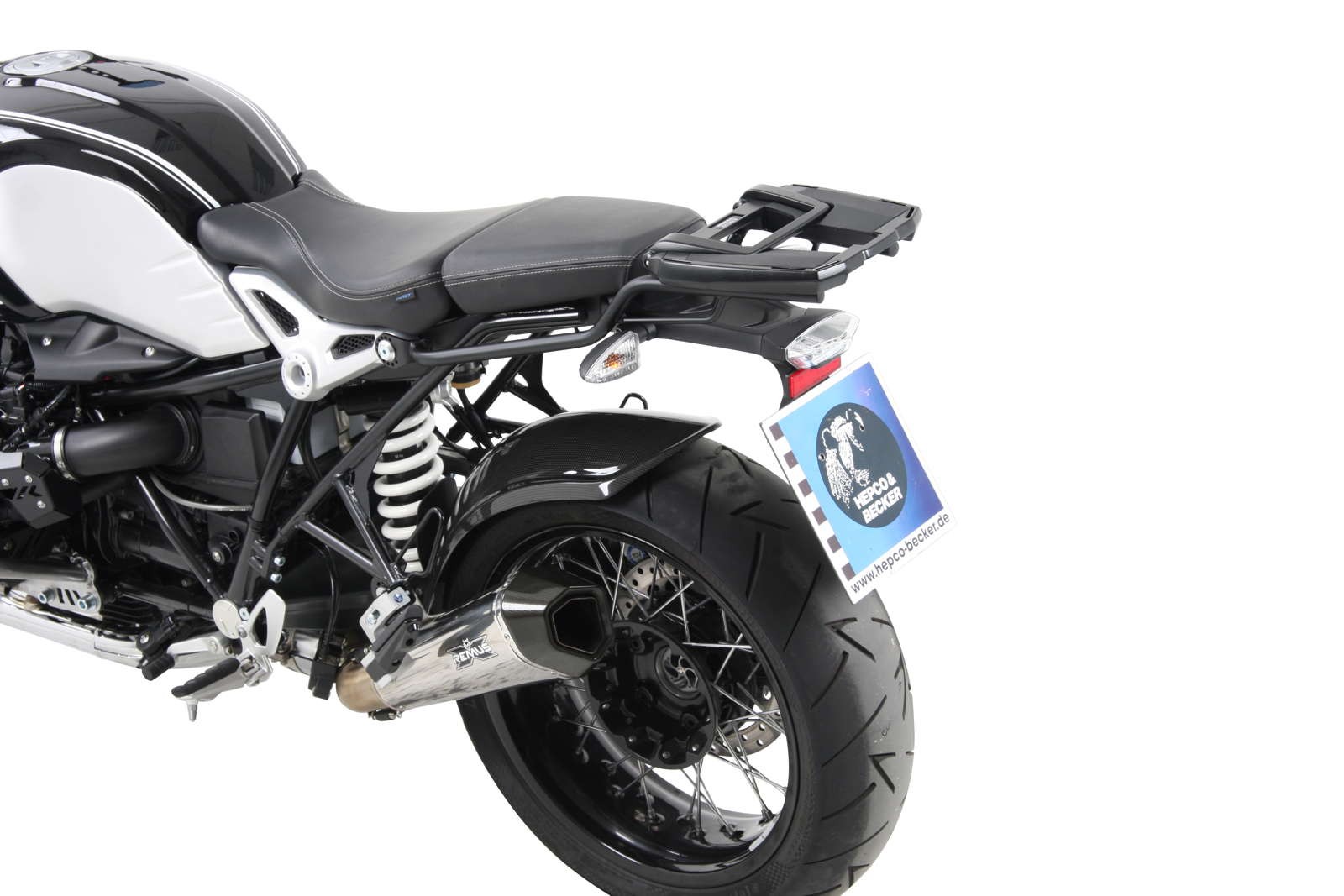 Easyrack topkoffer zwart voor BMW R nineT (14-16) Hepco & Becker