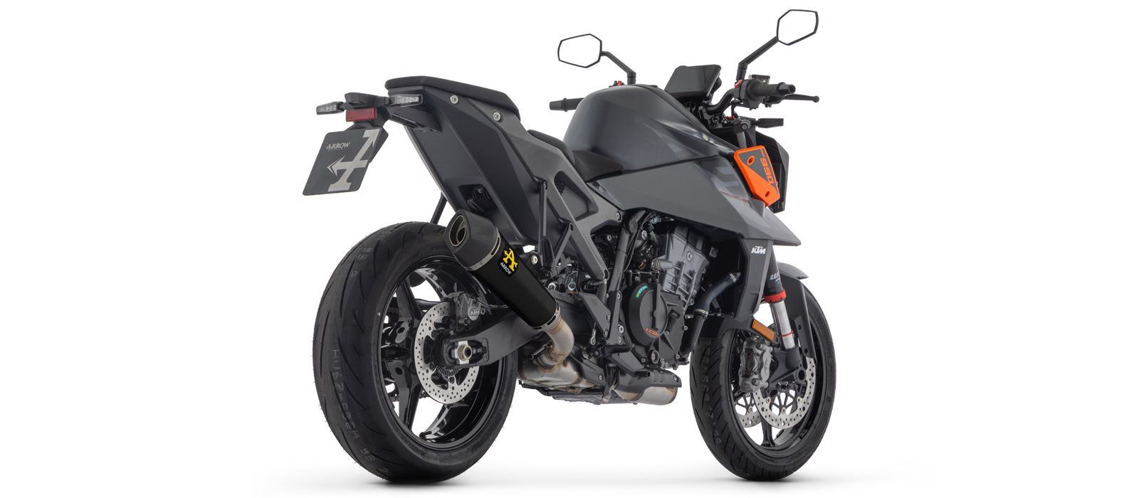 ARROW uitlaat X-KONE DARK NiChrom voor KTM Duke 990 (24-)