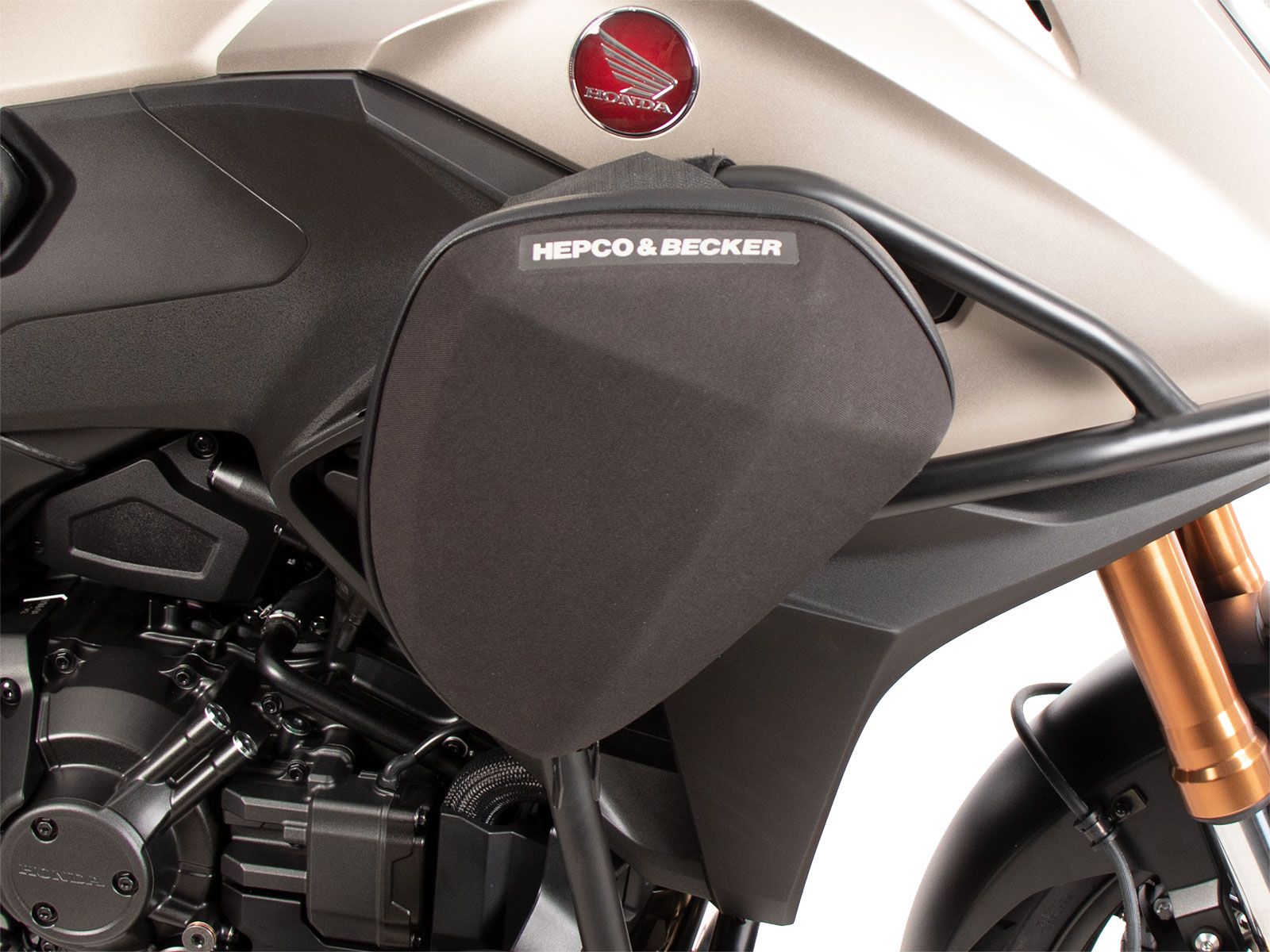 Tankbeschermbeugel zwart voor Honda NT 1100 / DCT / ES (25-) Hepco & Becker