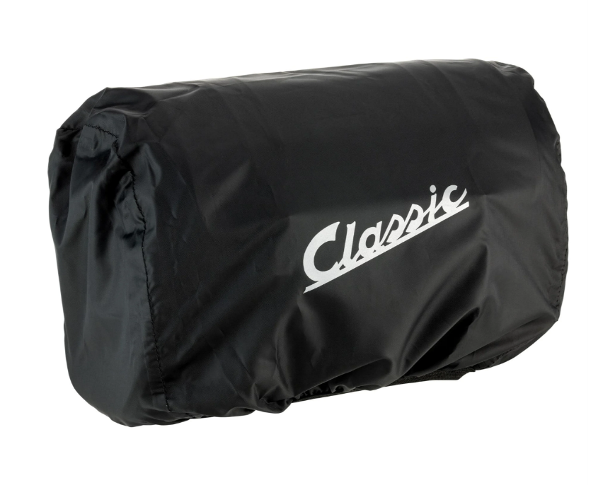 Tas "Classic" bagagedrager/sozihouder achter voor Vespa, canvas, olijfkleurig