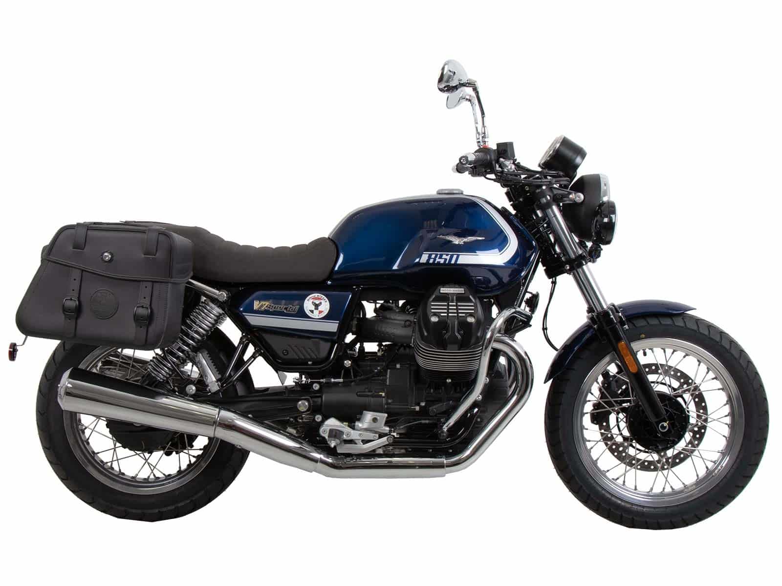 C-Bow zijdrager zwart voor Moto Guzzi V7 850 Special/Stone/Centenario (21-24) Hepco & Becker