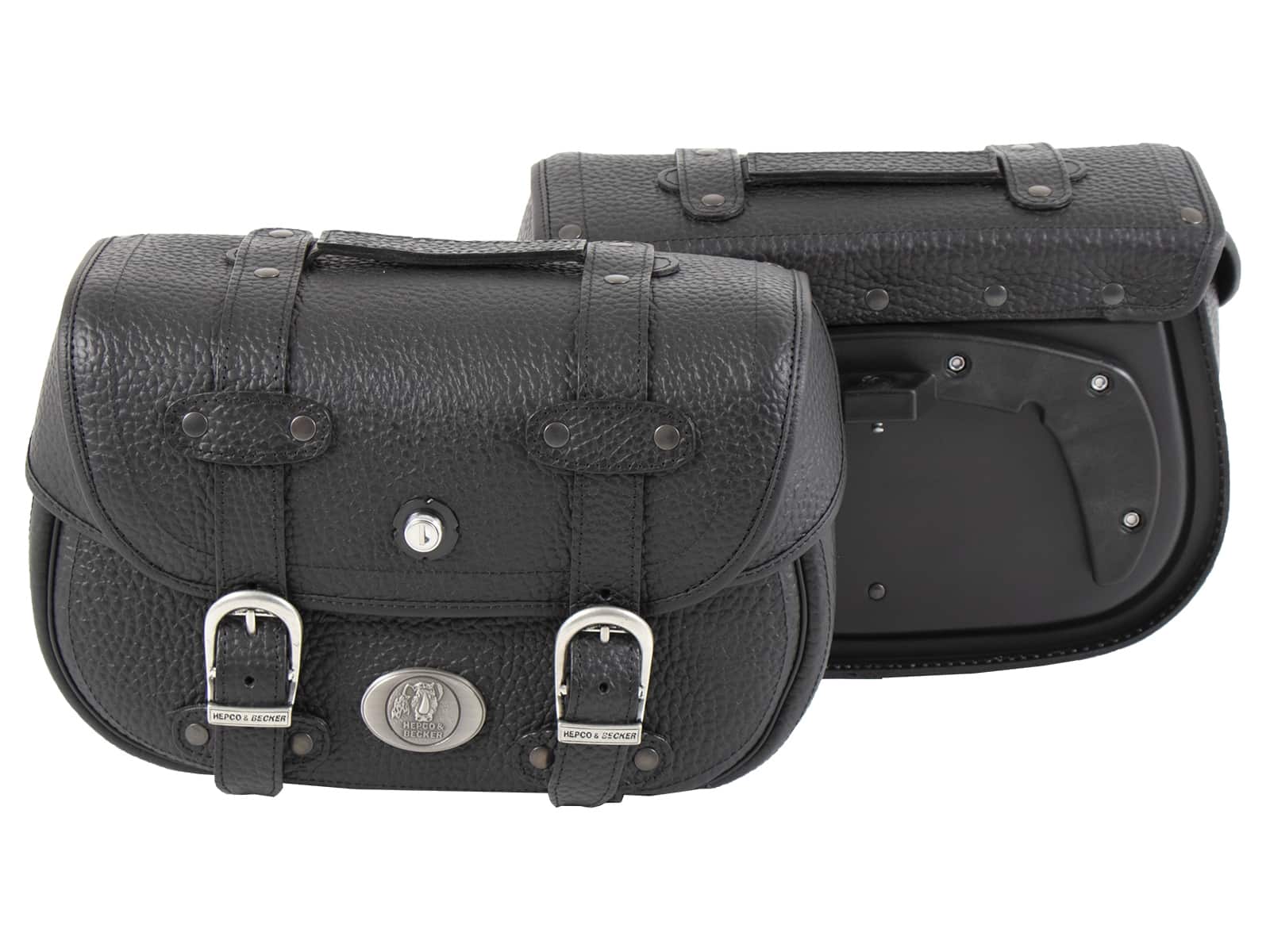 Leren tassen Liberty voor C-Bow zadeltas houder Hepco & Becker