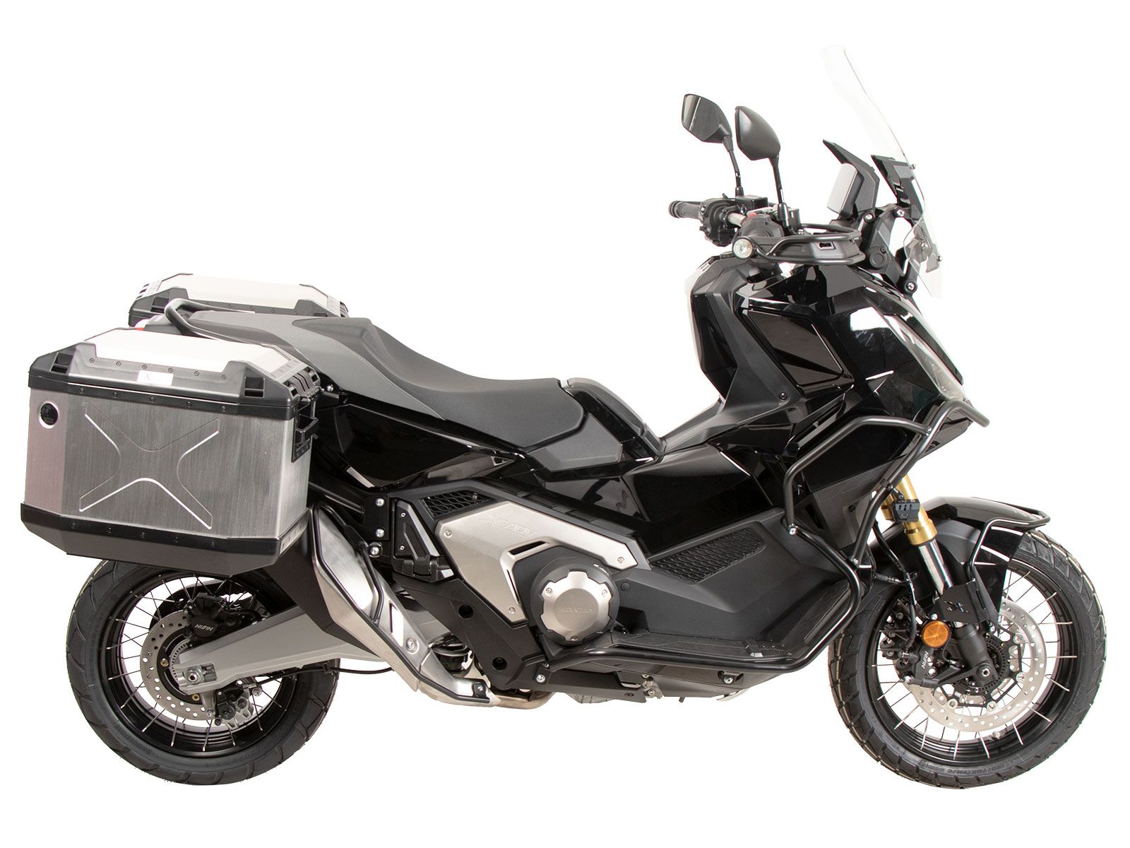 Zijkofferdrager vast zwart voor Honda X-ADV (25- ) Hepco & Becker