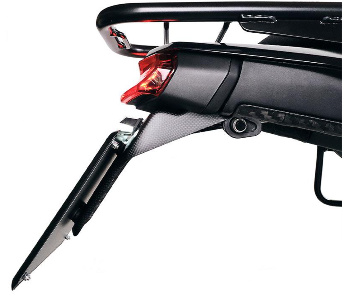 Korte carbon kentekenplaathouder voor Yamaha Ténéré 700 (19-24)-