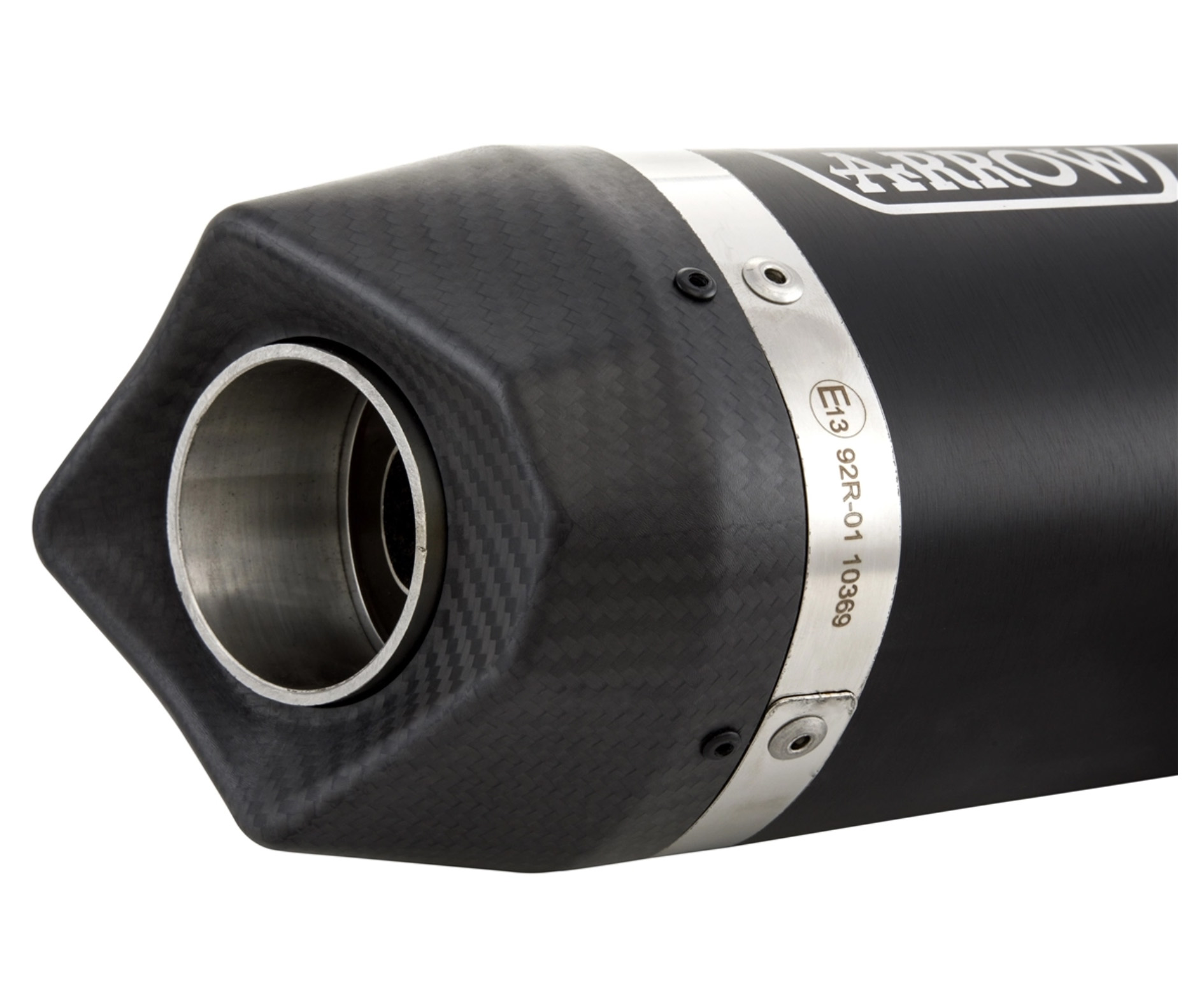 Sportuitlaat Arrow Urban met katalysator / carbon voor Vespa GTS/GTS Super/GTV 300cc HPE (`20-) Euro 5