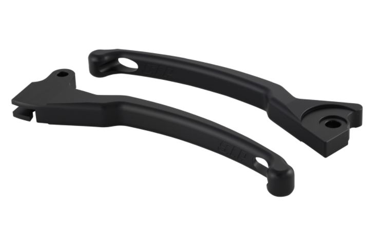 Sport hendelset rem links/rechts voor Vespa LX/LXV/S/Primavera/Sprint 50-150ccm, mat zwart