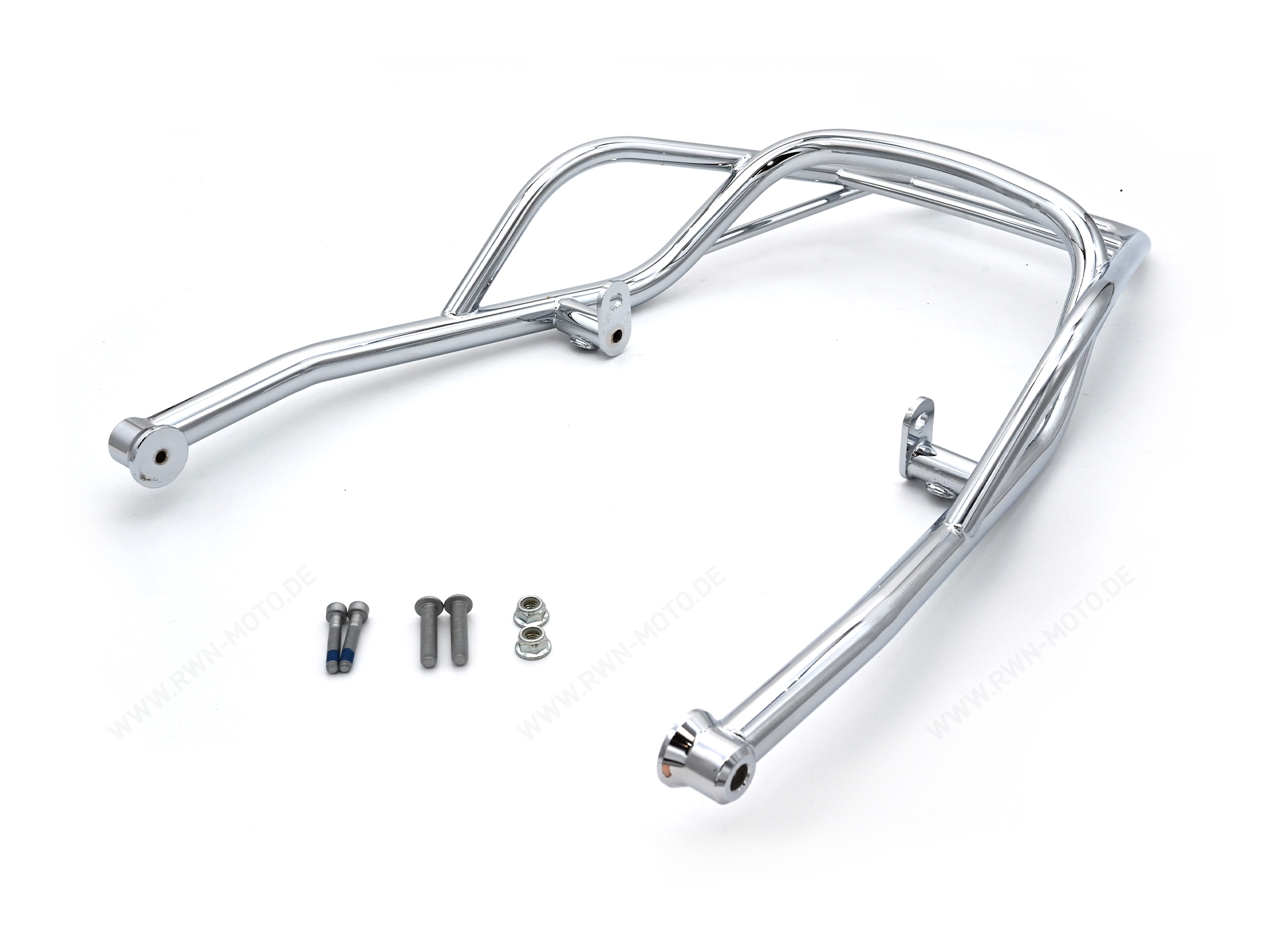 Bagagerek, achter, chroom, stijf voor Moto Guzzi V7 850 2021-