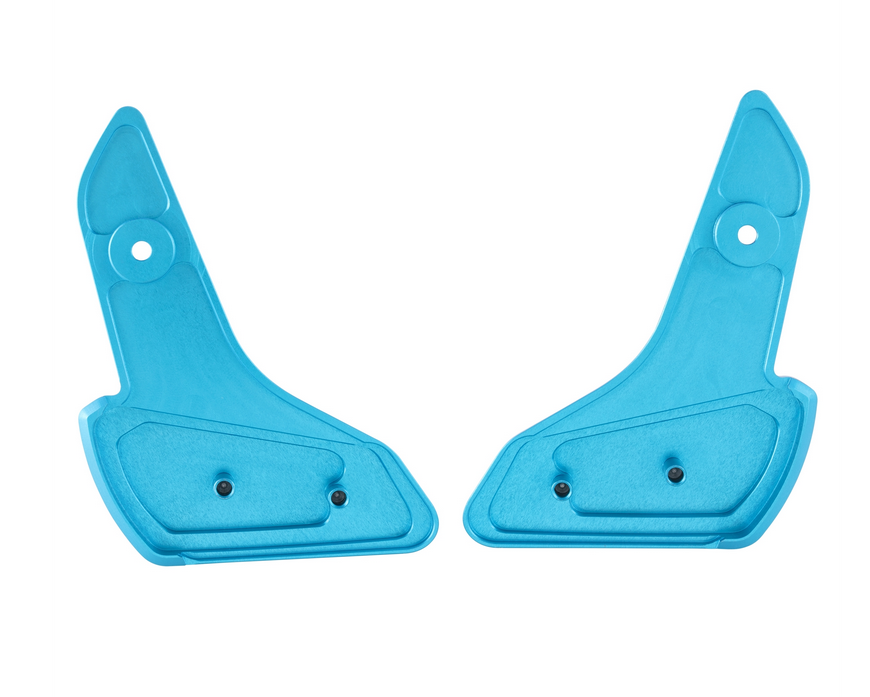 Voetsteunen rechts en links voor Vespa Primavera /Sprint 50-150ccm 2T/4T AC, blauw mat