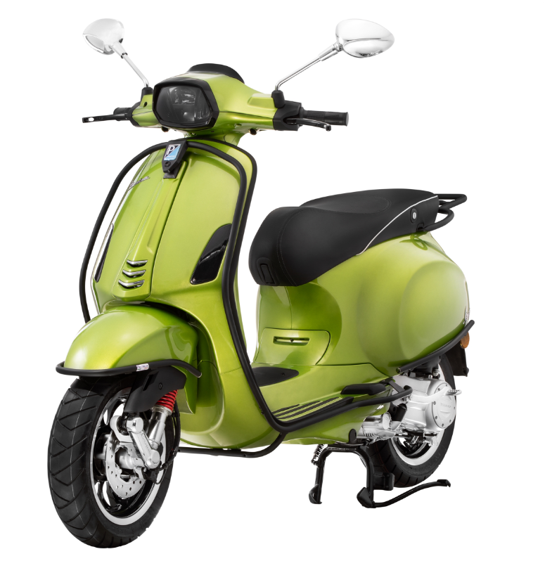 Voorbumper spatbord voor Vespa Primavera/Sprint/Elettrica 50-150ccm, mat zwart