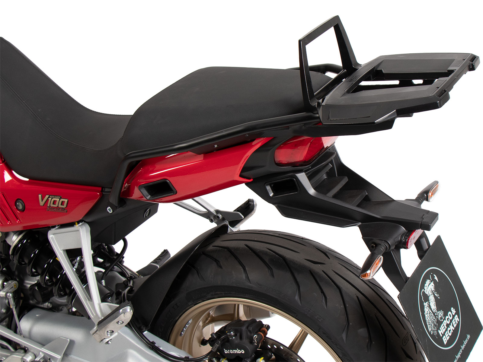 Alurack topkoffer drager voor Moto Guzzi V 100 Mandello Hepco & Becker