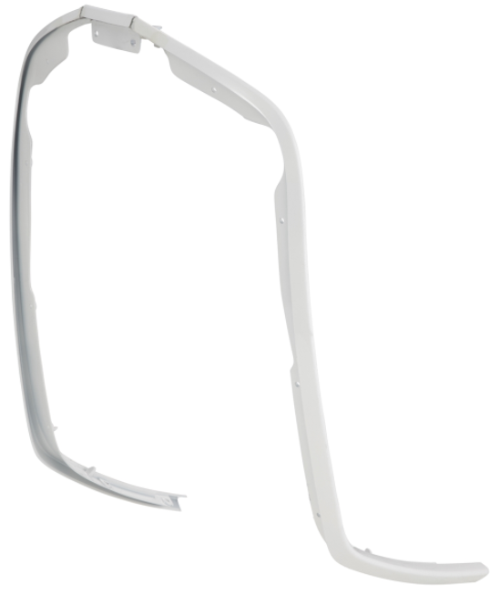 Mono slot buis beenschild wit voor Vespa Primavera/Sprint 50-150ccm