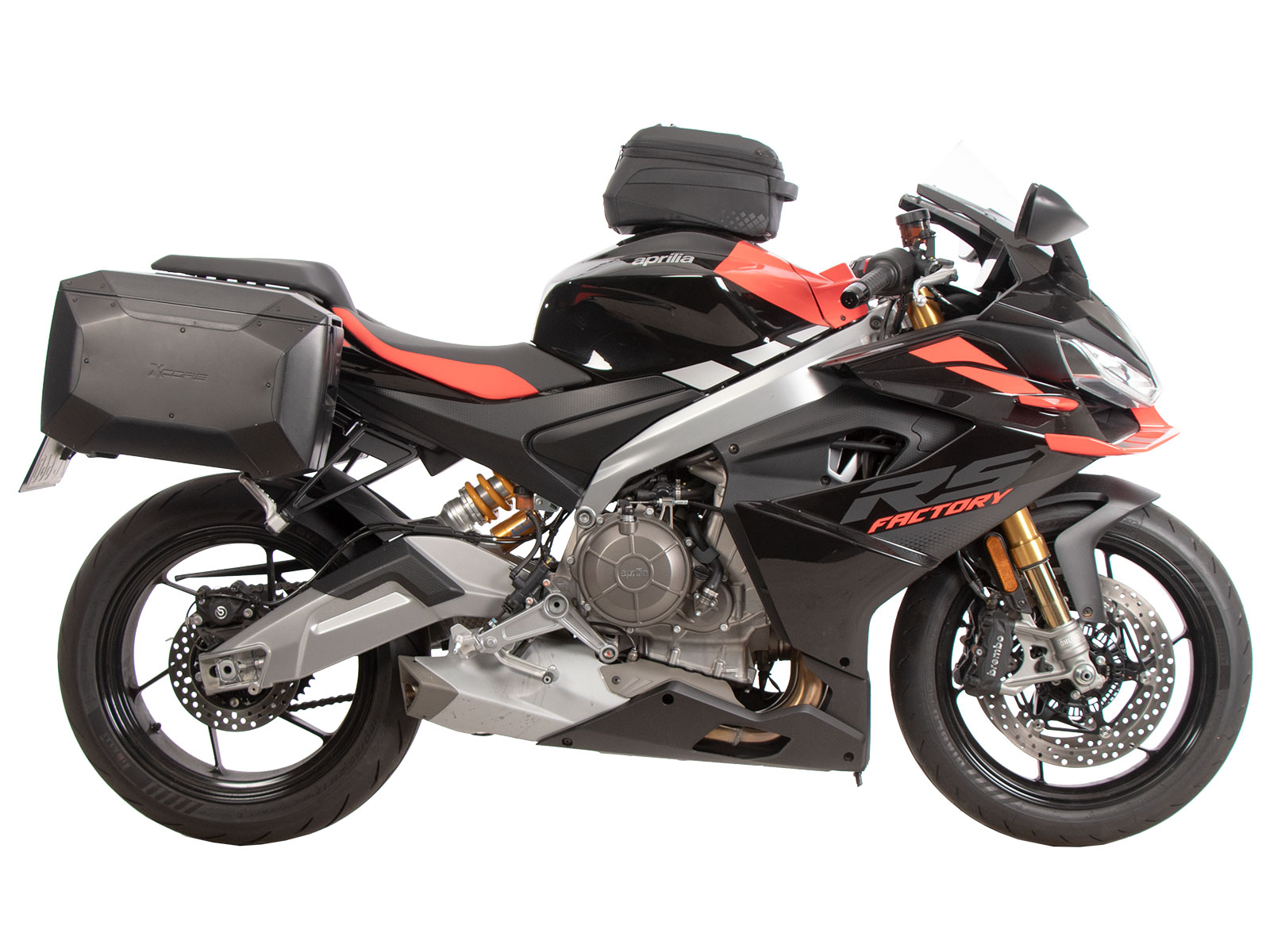 C-Bow zijdrager zwart voor Aprilia RS 660 / Factory (25-) Hepco & Becker