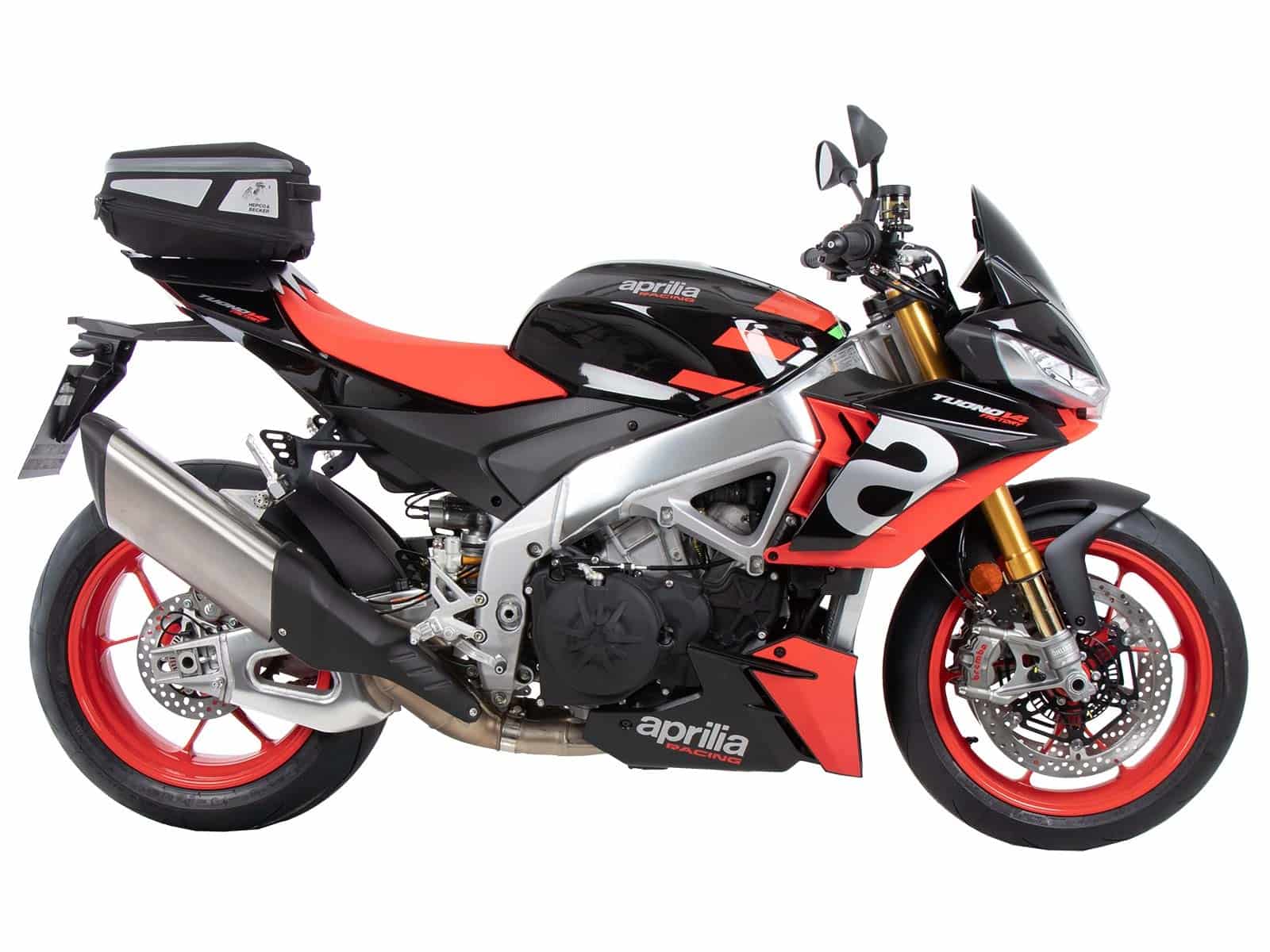 Sportrek vast zwart voor Aprilia Tuono V4 Factory /RSV 4 /RSV 4 Factory (21-24)