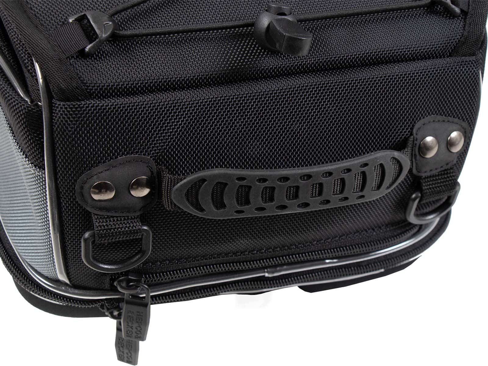 Achtertas Street zwart incl. Seatpad Basic Hepco & Becker