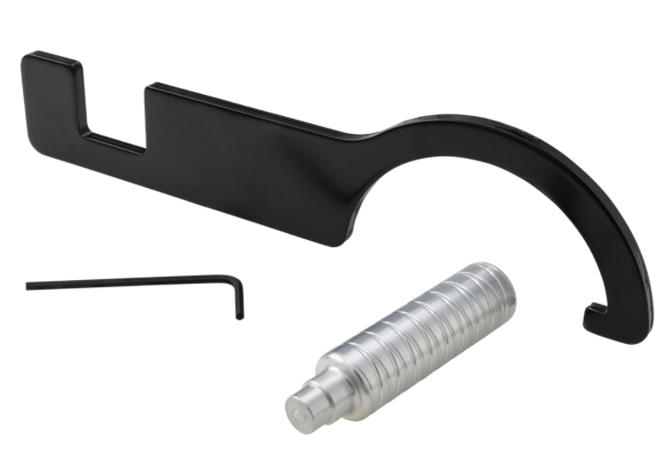 Schokdemper "Black Edition", achter voor Vespa Primavera/Sprint 50cc 2T/4T, mat zwart