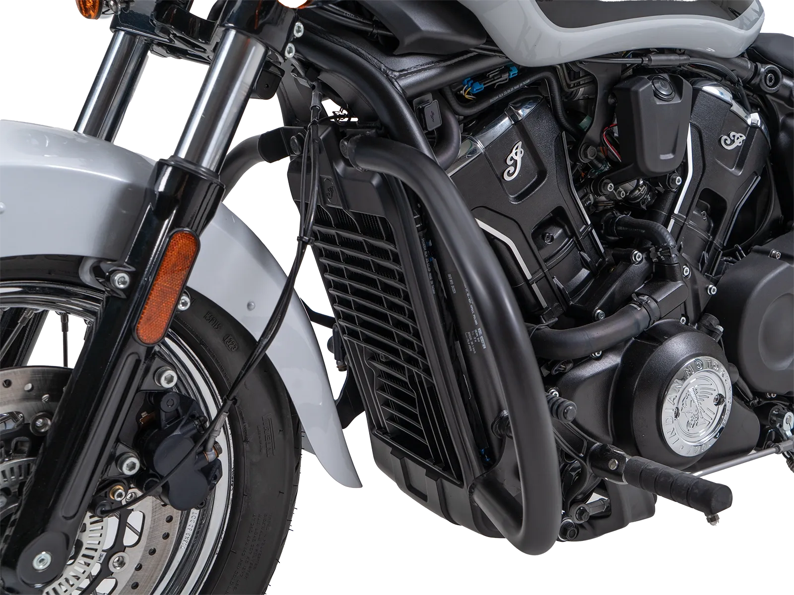 Motorbeschermer zwart voor Indian Scout Classic 1250 (25-) Hepco & Becker