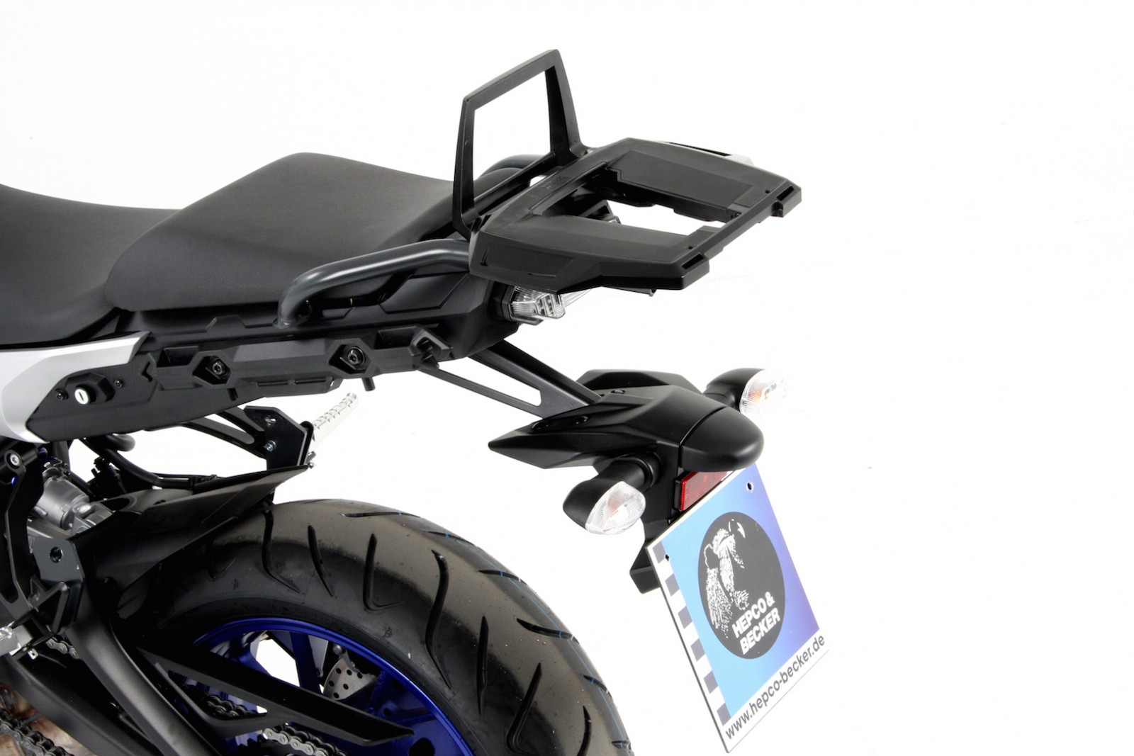 Alurack topkofferdrager antraciet voor Yamaha MT-09 Tracer ABS (Bj.15-) Hepco & Becker