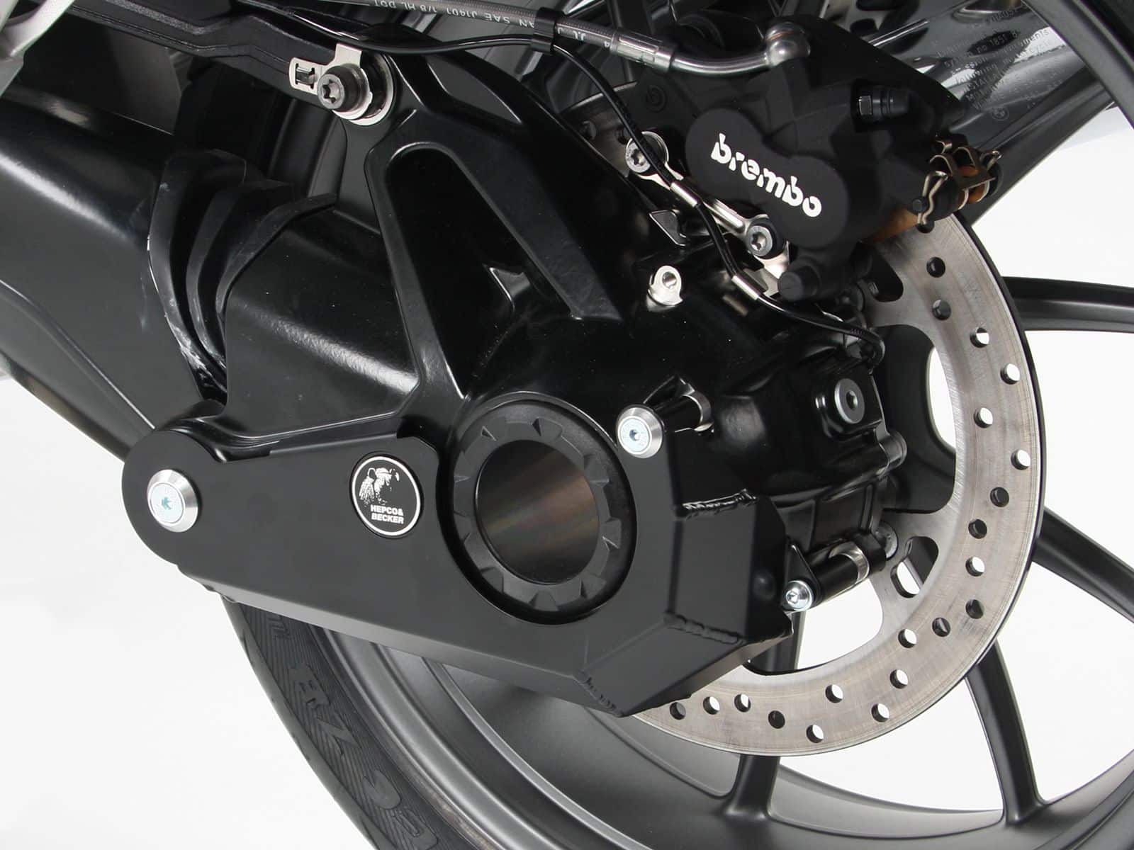 Gimbal guard zwart voor BMW R 1200 RC LC (15-18) Hepco & Becker