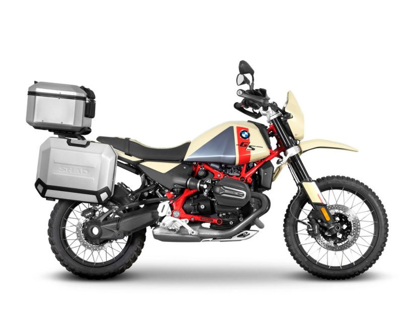 Shad zijkofferhouders 4P-systeem, zwart gelakt, voor BMW R 12 G/S (25-)