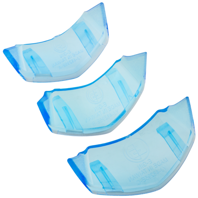 Cascade inzetstuk blauw transparant voor Vespa Primavera/Sprint 50-150cc ('18-)