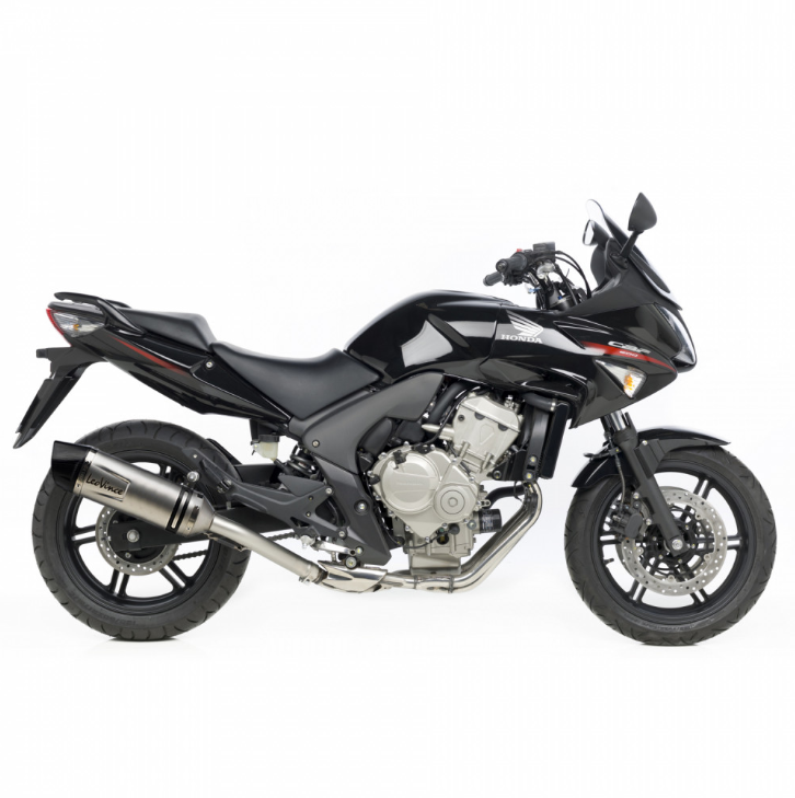 LeoVince uitlaatsysteem SBK LV One Evo 2, roestvrij staal, slip on voor Honda CBF 600 / S (Bj.02-12)