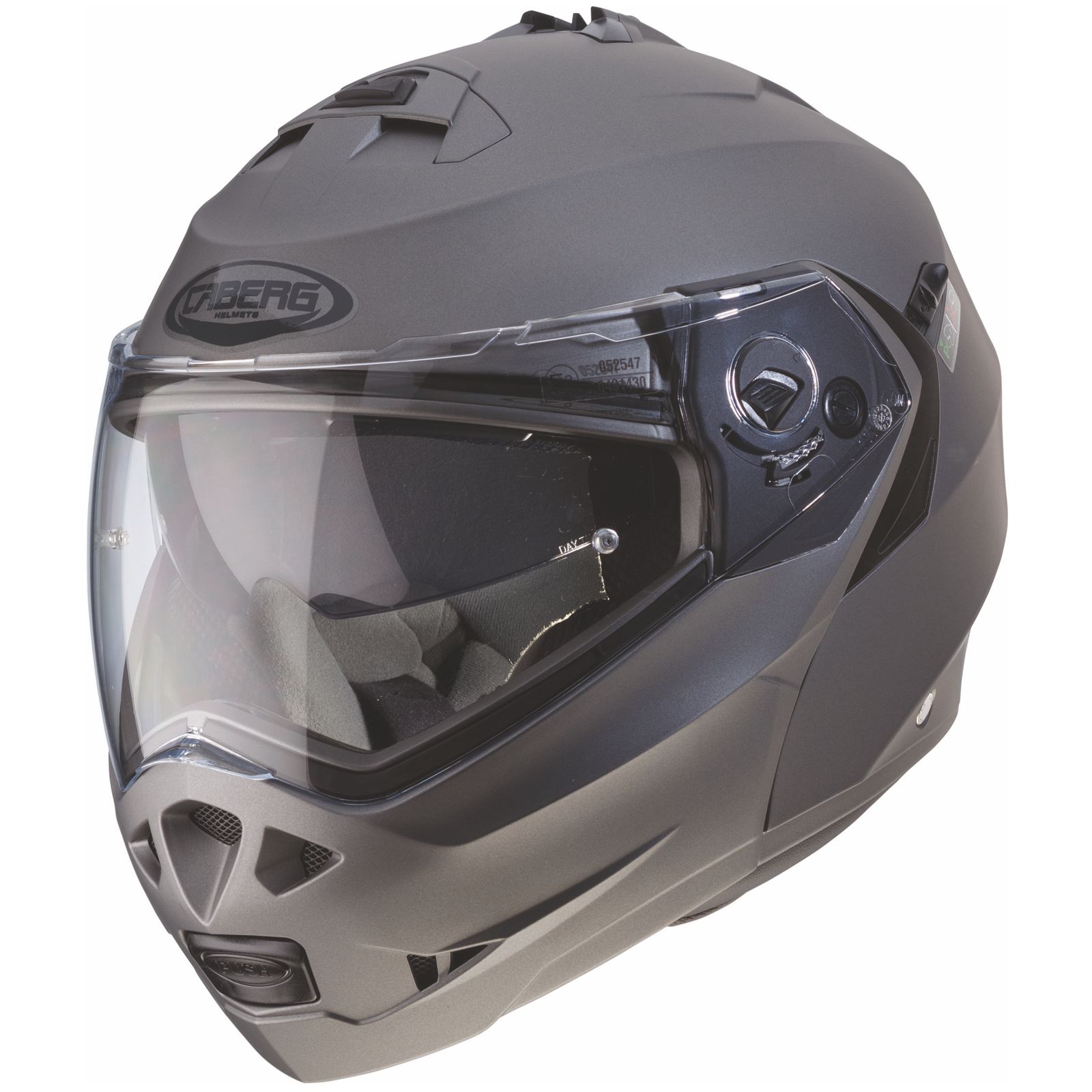 Caberg Helm Duke II, mat-gun metallic