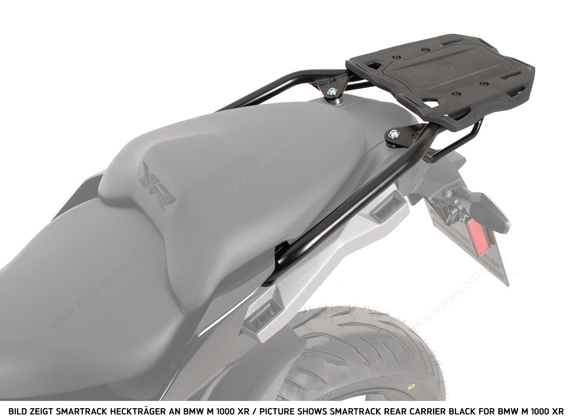 Smartrack achterdrager zwart voor BMW R nineT Urban G/S (17-23) Hepco & Becker